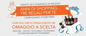 Buon Compleanno Store Pero, Festeggia con noi!