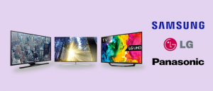 TV Samsung, LG e Panasonic