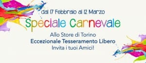 Speciale Carnevale Tesseramento Libero!