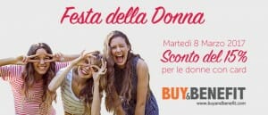 Festa della Donna: giorno speciale, sconto esclusivo!