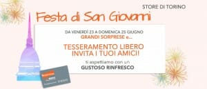 Speciale Festa di San Giovanni Store Torino