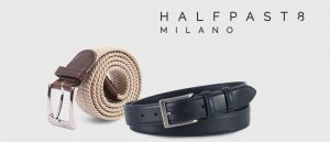 HALFPAST8® cinture uomo Nuova Collezione P/E 2018