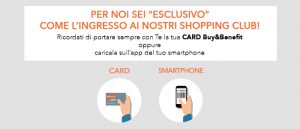 Store Buy&Benefit - Ingresso riservato solo ai Soci
