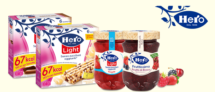 Hero: Marmellate, Confetture e Barrette ai Cereali
