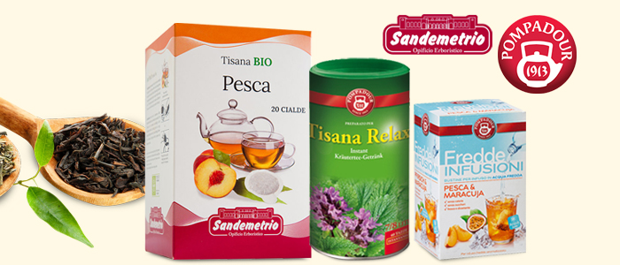 Sandemetrio e Pompadour: tisane e cialde