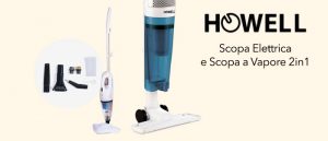 Howell: Scopa Elettrica e Scopa a Vapore 2in1