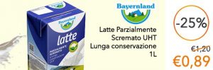 Bayernland Latte Parzialmente Scremato UHT