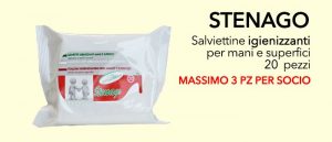 Stenago: Salviettine Igienizzanti Mani e Superfici