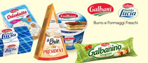 Galbani e Santa Lucia: Burro e Formaggi Freschi