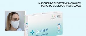 ISI MED: Mascherina Protettiva Monouso Marchio CE Dispositivo Medico di classe 1