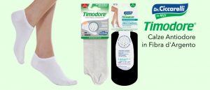 Timodore Calze Antiodore in Fibra d'Argento