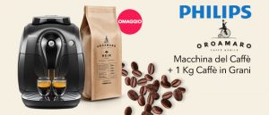 PROMO: Philips Macchina Caffè + 1kg Caffè Oroamaro