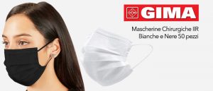 Gima Mascherine Chirurgiche: Bianche e Nere