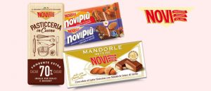 Novi: Tavolette e Barrette al Cioccolato