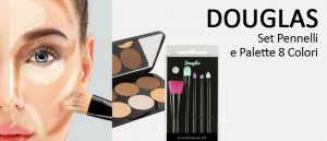 Douglas Make Up: Set Pennelli e Palette 8 Colori