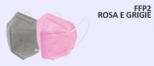 Manreally Mascherine FFP2 Rosa e Grigie