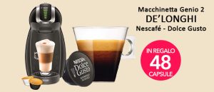 Nescafè Dolcegusto Genio 2 + 48 Cialde in OMAGGIO