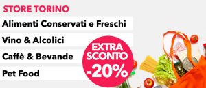 SCONTO 20% Alimentari e Pet Food: da giovedì 4 a sabato 13 agosto