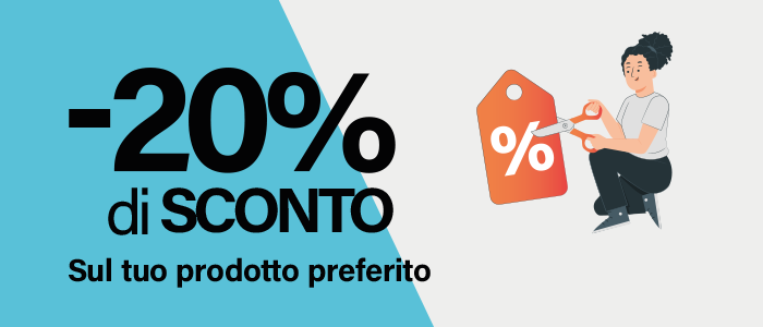 Porta i tuoi Amici: 20% di sconto sul tuo articolo preferito!