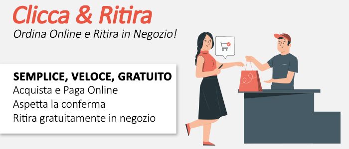 Servizio Clicca & Ritira: acquista online, ritira in negozio