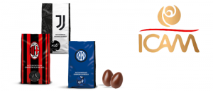 Icam: ovetti di cioccolato di Inter, Juve e Milan